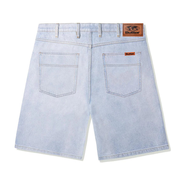 BUTTER GOODS Baggy Denim Shorts Light Blue