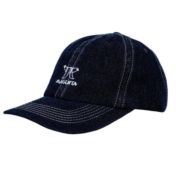 MAGENTA Bird Denim Hat - Blue