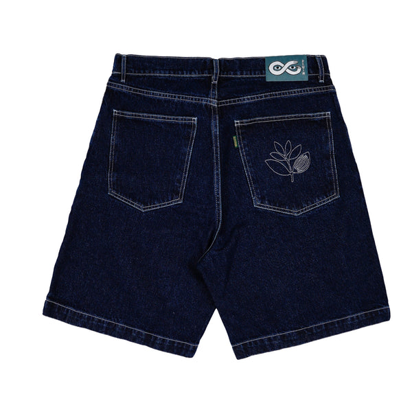 MAGENTA OG Denim Long Shorts - Blue M