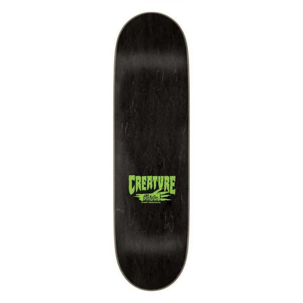 Creature Stumps Outline Logo Deck Black; 8.25