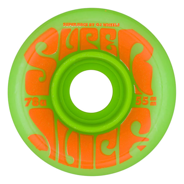 OJ Soft Wheels Super Juice 78a Green; 55 MM