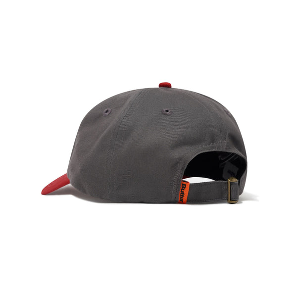 BUTTER GOODS Alien 6 Panel Cap  Smoke/Cardinal; OS