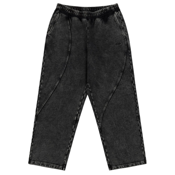 DIME Cyclone French Terry Pants Black Snow Washed