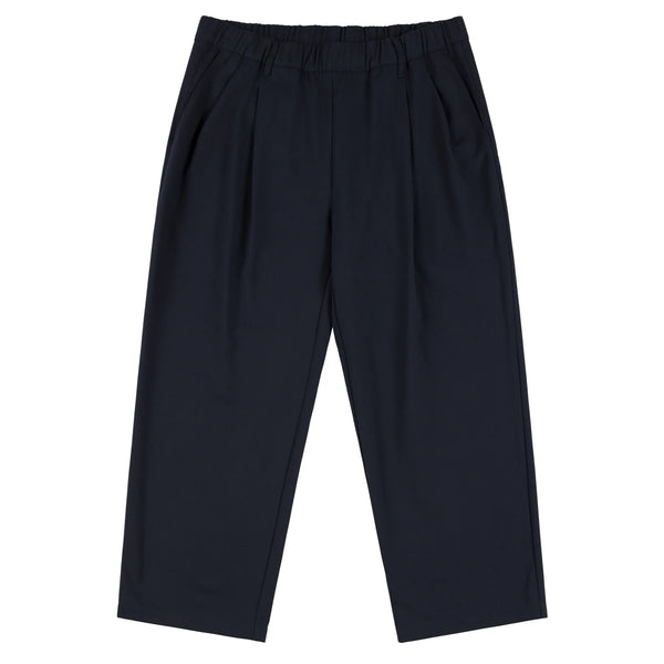 DIME Pleated Twill Pants Charcoal Blue