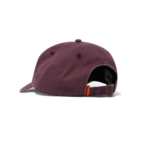 BUTTER GOODS Bear 6 Panel Cap Wine; OS