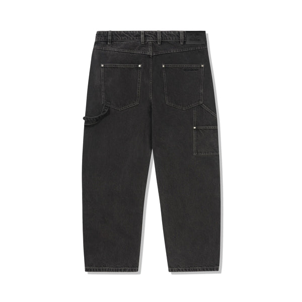 BUTTER GOODS Davide Double Knee Denim Jeans Washed Black