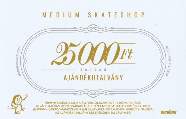 AJÁNDÉK UTALVÁNY 25.000.-