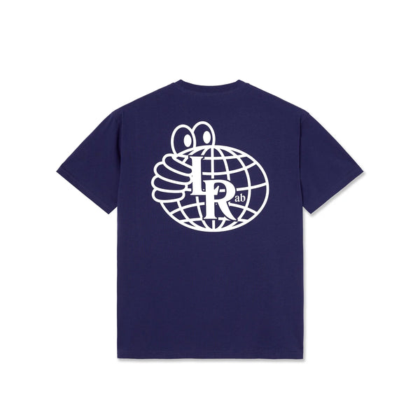 LAST RESORT AB Atlas Monogram Tee Dress Blue