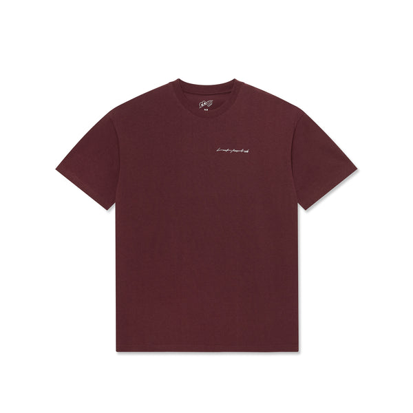 LAST RESORT AB FIG 16 SS Tee Fig Red/White