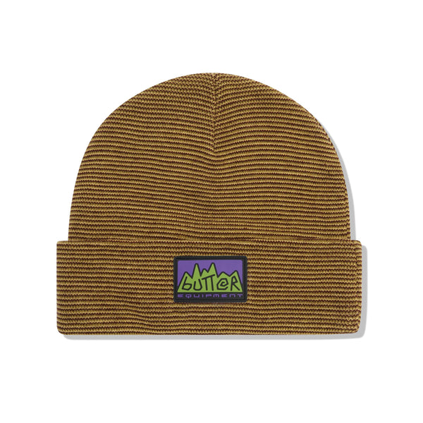 BUTTER GOODS Lines Beanie Brown; OS