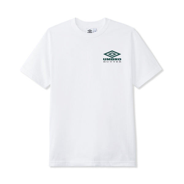 BUTTER GOODS Umbro Lines Tee White