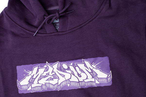 MEDIUM Zione Graffiti Hoodie Purple