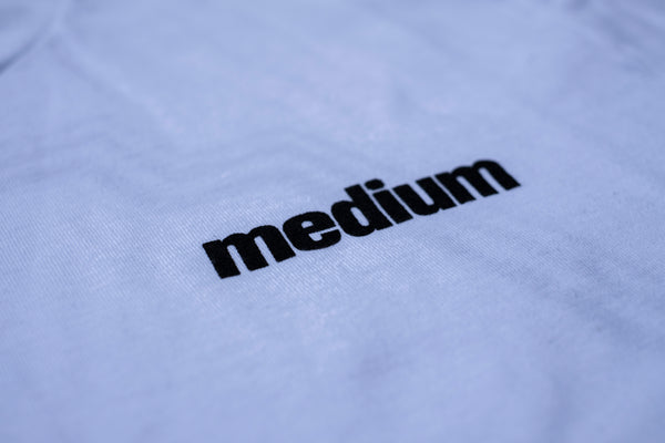 MEDIUM Basic Logo Tee White