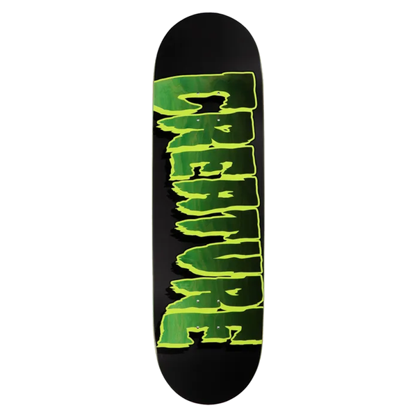 Creature Gördeszka Lap Stump Outline Logo Deck Black; 9"