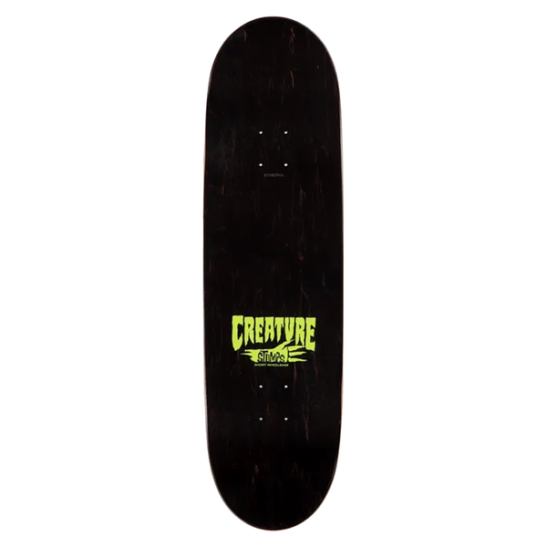 Creature Gördeszka Lap Stump Outline Logo Deck Black; 9"