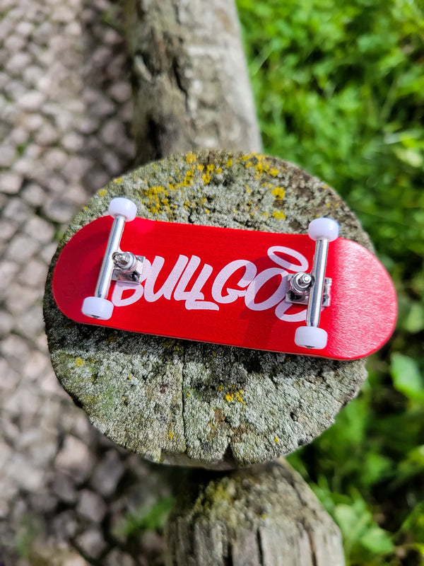 BULLGOD OG Logo Premium Red Wood Fingerboard; 32 mm