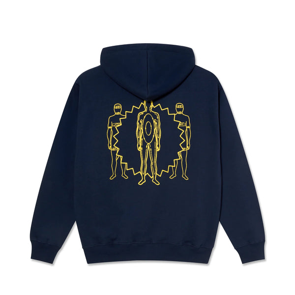 POLAR DAVE HOODIE ANY ONE OUT THERE NEW NAVY