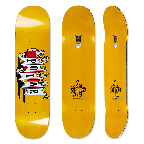 POLAR  Gördeszka Lap Team Model Trumpets Deck; 8.5" (Short)