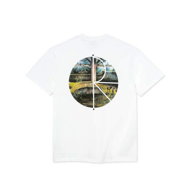 POLAR Fill Logo Burnside 2084 Tee White