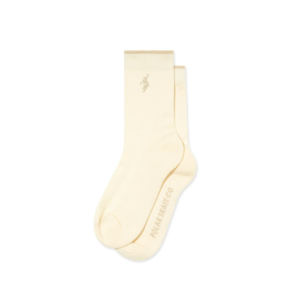 POLAR Business Socks No Complies Forever Cloud White