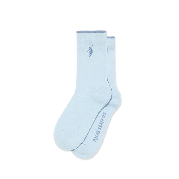 POLAR Business Socks No Complies Forever Light Blue