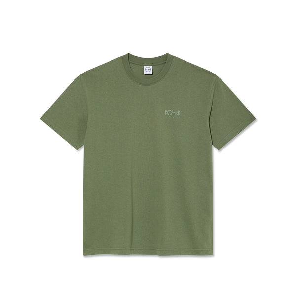 POLAR Stroke Logo Contrast Tee Moss Green