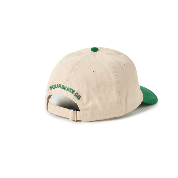 POLAR Sai Cap Stroke Logo Ecru/Green