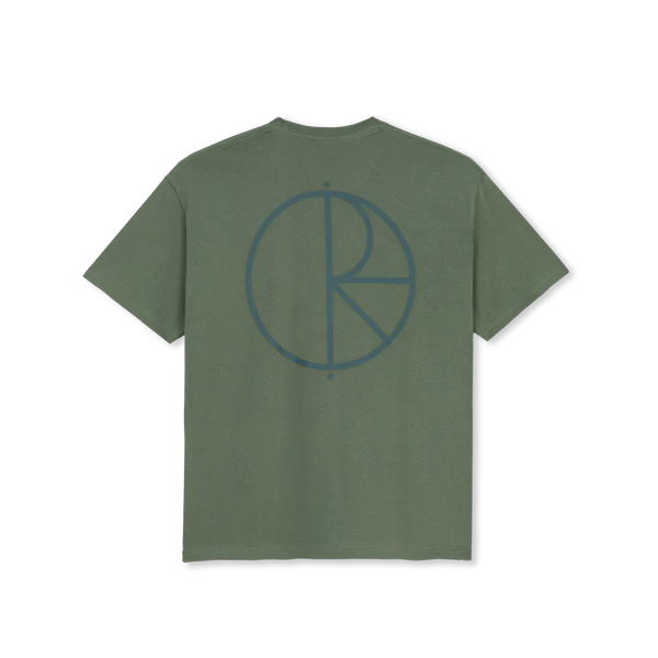 POLAR Stroke Logo Tee Jade Green/ Dark Green