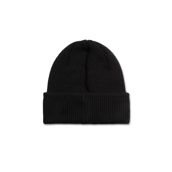 POLAR Double Fold Merino Beanie Black