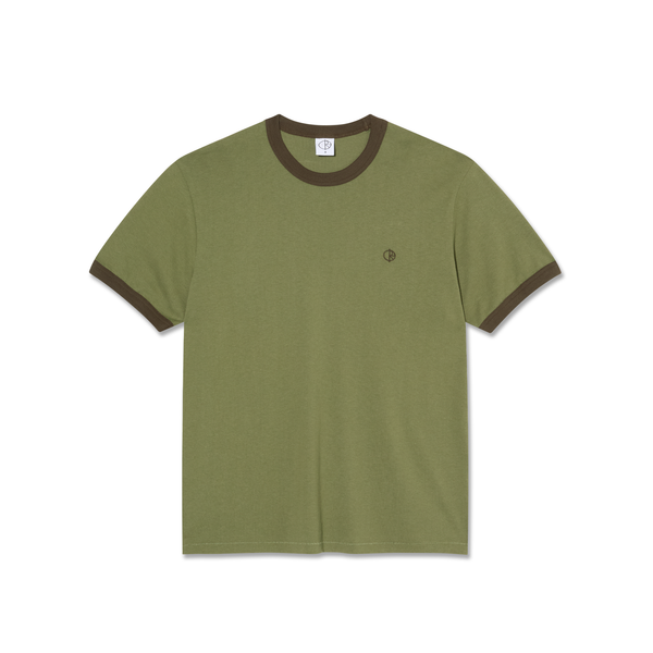 POLAR Ringer Tee Army Green / Brown