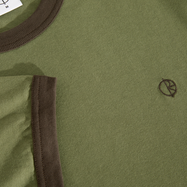 POLAR Ringer Tee Army Green / Brown