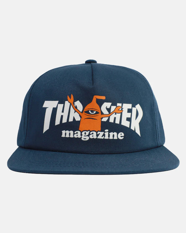 Toy Machine x Thrasher Sect Cap Navy; OS