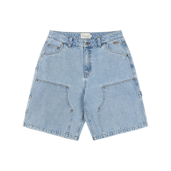 DIME Carpenter Denim Shorts Blue Washed