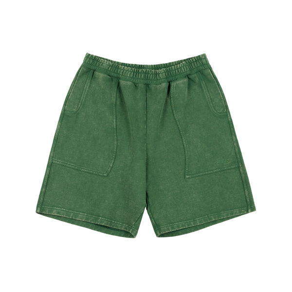 DIME Cyclone French Terry Shorts Evergreen Snow Washed