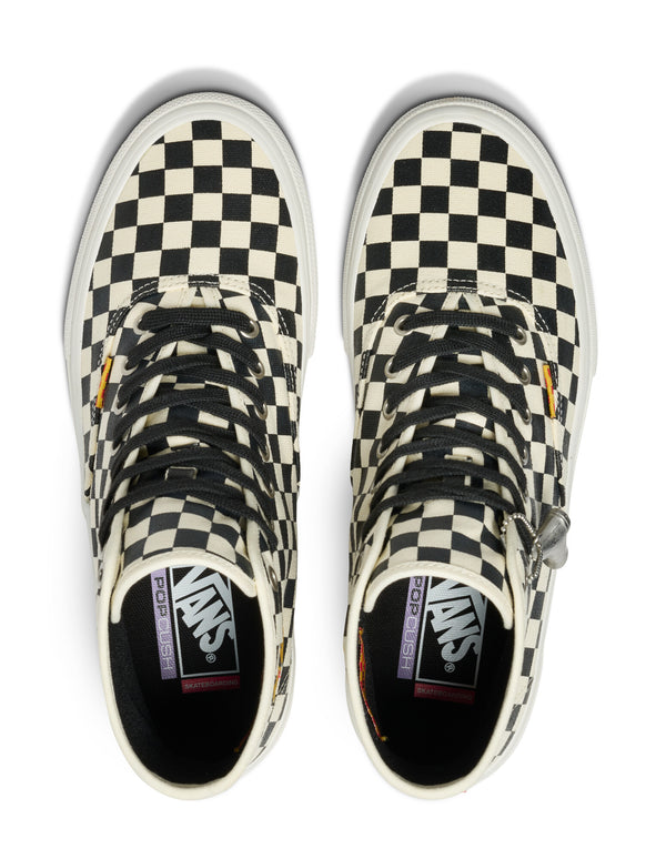 VANS SKATE AUTHENTIC HI VCU ANDREW ALLEN CHECKERBOARD