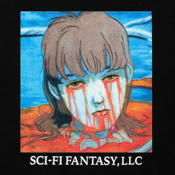 SCI-FI FANTASY Leaking Eyes Tee Black