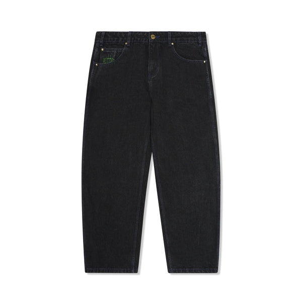 BUTTER GOODS Spider Denim Jeans Washed Black