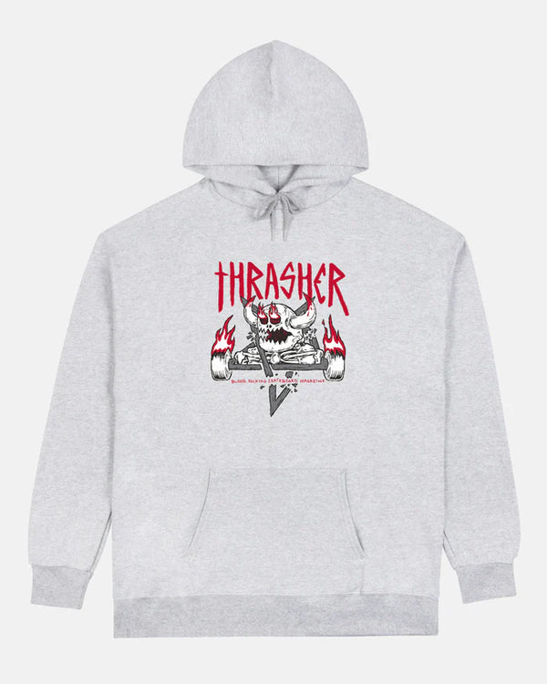 Toy Machine x Thrasher Monster-Gram Hoodie Ash Grey