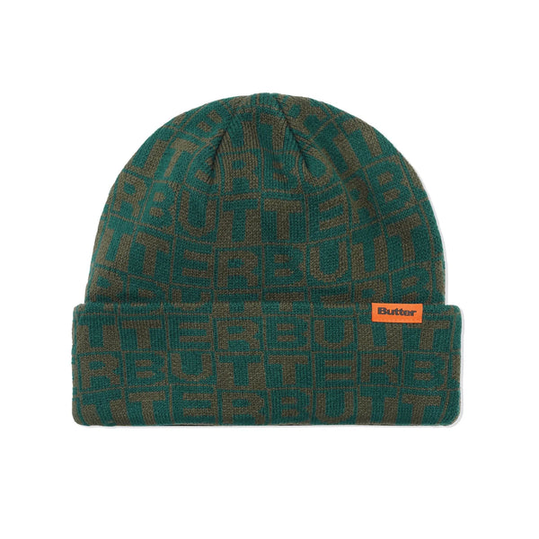 BUTTER GOODS Tiles Beanie Green