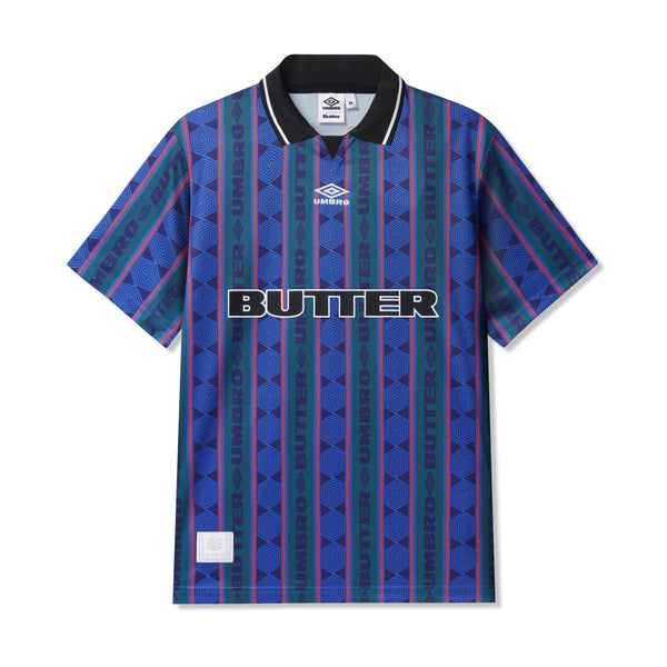 BUTTER GOODS Umbro Vert Jersey Forest/Cobalt