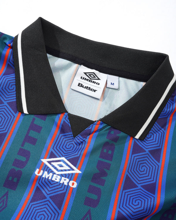 BUTTER GOODS Umbro Vert Jersey Forest/Cobalt