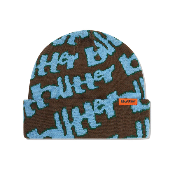 BUTTER GOODS Warped Beanie Brown; OS