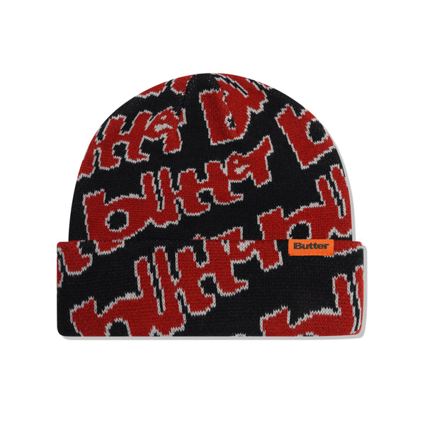 BUTTER GOODS Warped Beanie Black; OS