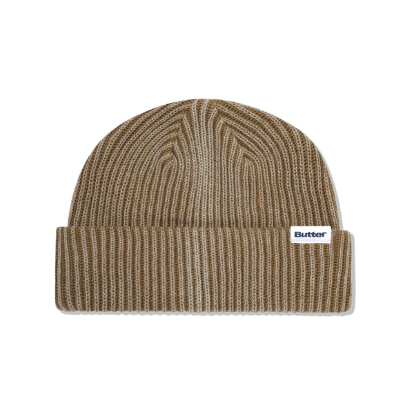 BUTTER GOODS Washed Beanie Sand; OS