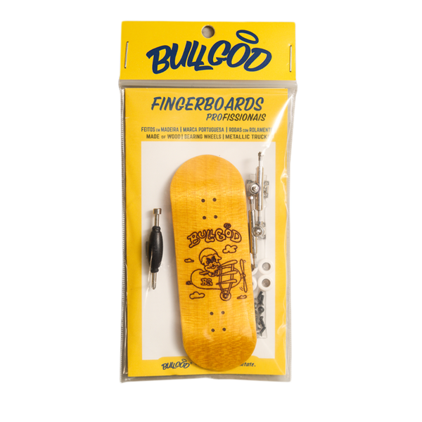 BULLGOD Mile High Professional Fingerboard Yellow; 32 mm