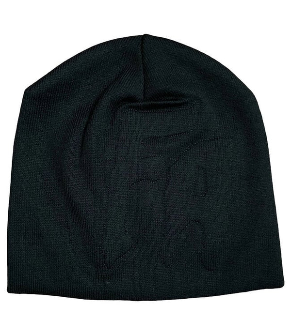 FUCKING AWESOME Lesser God Skull Beanie Black; OS