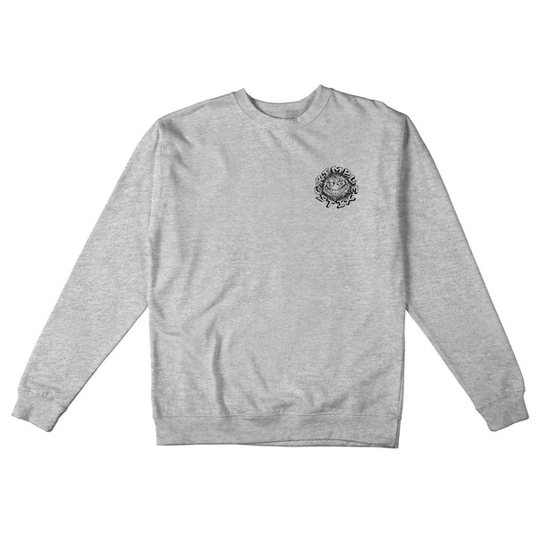 ANTI HERO Grimple Basic Sweater Heather Grey