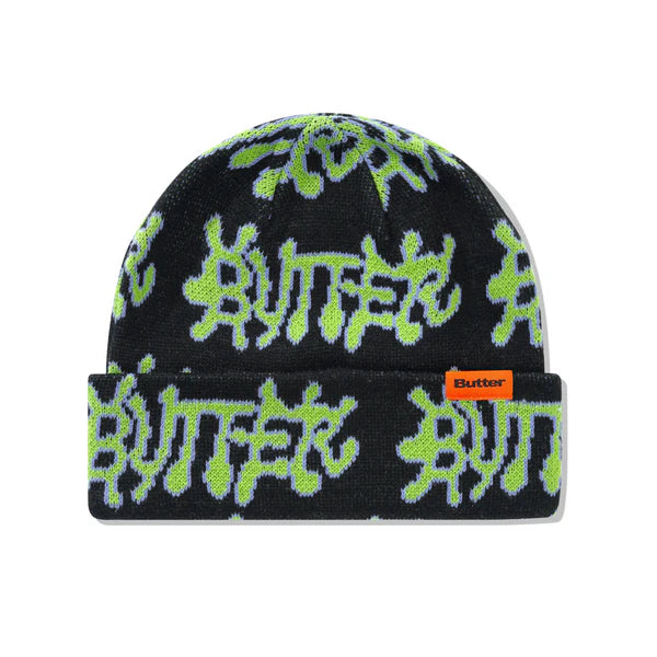 BUTTER GOODS Ink Cuff Beanie Black