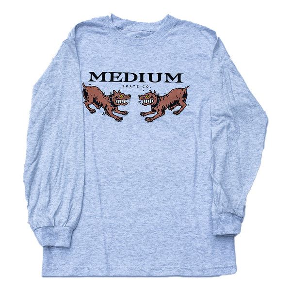 MEDIUM Madd Dogg Longsleeve Heather Grey