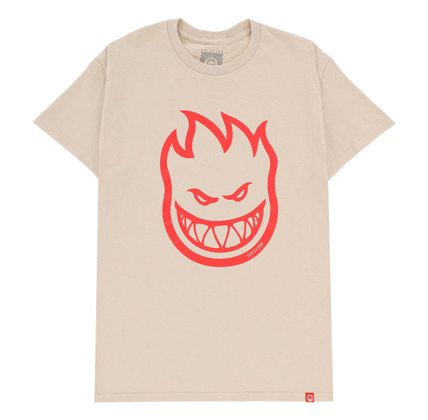 SPITFIRE Póló Bighead Tee Sand/Red